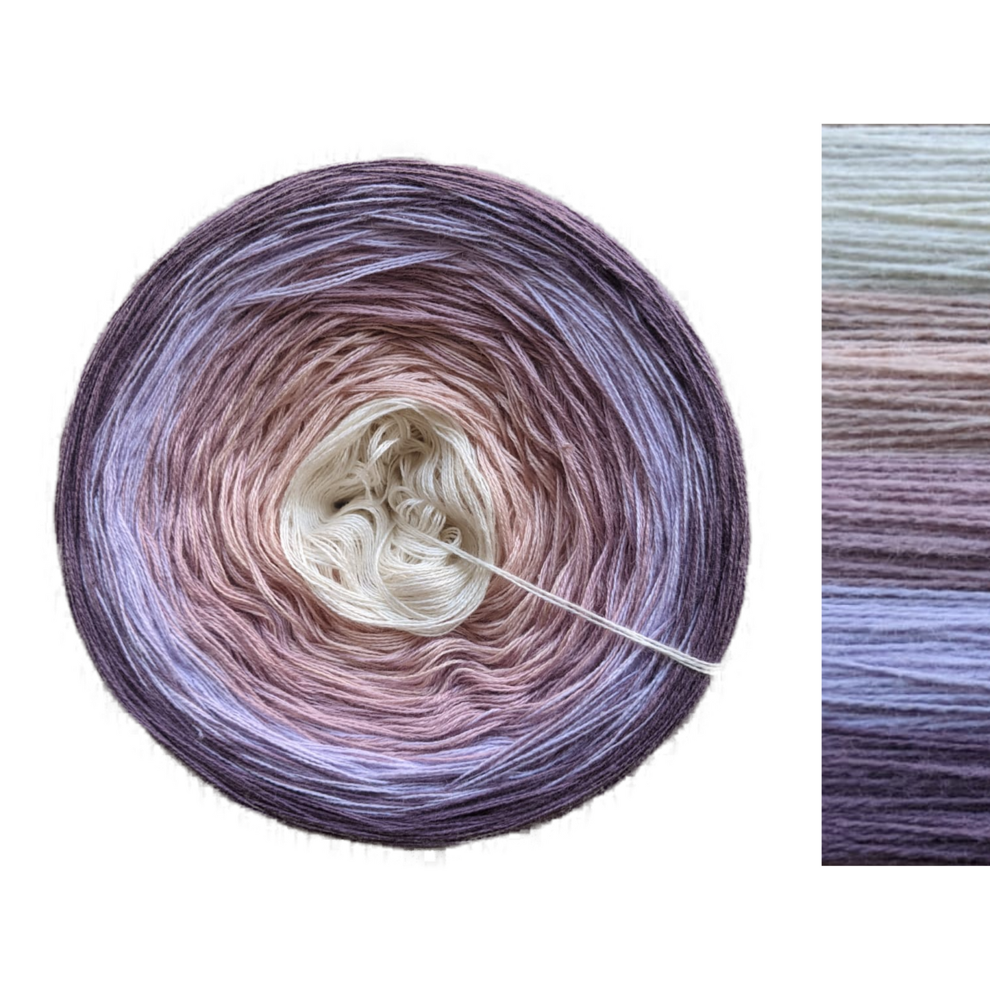 Lavender Lemonade - C/A019 - Gradient Cake Yarn, Ombre Yarn Cake