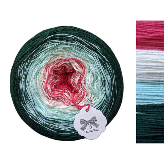 Coral Reef - C/A024 - Gradient Cake Yarn, Ombre Yarn Cake