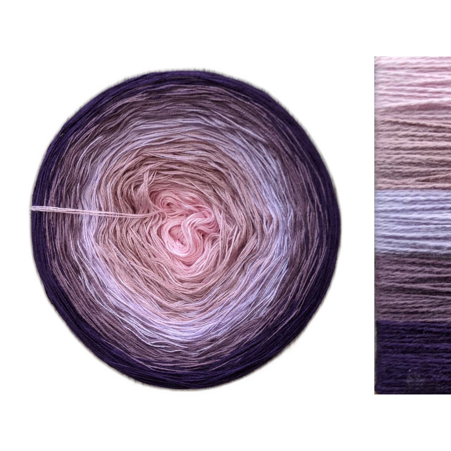 Amethyst - C/A040 - Gradient Cake Yarn, Ombre Yarn Cake