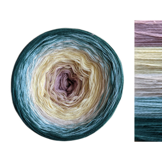 Marshmellow - C/A050 - Gradient Cake Yarn, Ombre Yarn Cake