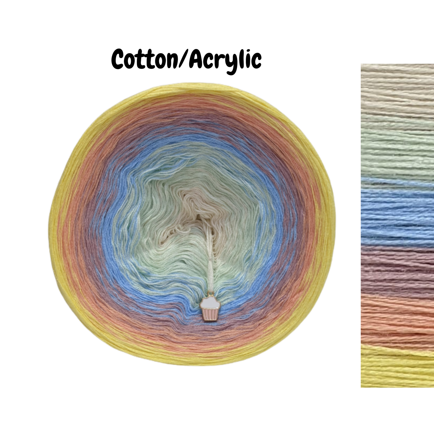 Spring Sky - C/A059 - Gradient Cake Yarn, Ombre Yarn Cake