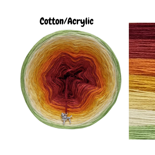 Natural - C/A061 - Gradient Cake Yarn, Ombre Yarn Cake