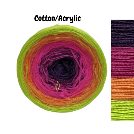 NEON - C/A074 - Gradient Cake Yarn, Ombre Yarn Cake