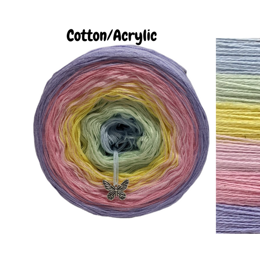 Fruit Pastel - C/A076 - Gradient Cake Yarn, Ombre Yarn Cake