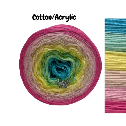 Pretty - C/A079 - Gradient Cake Yarn, Ombre Yarn Cake