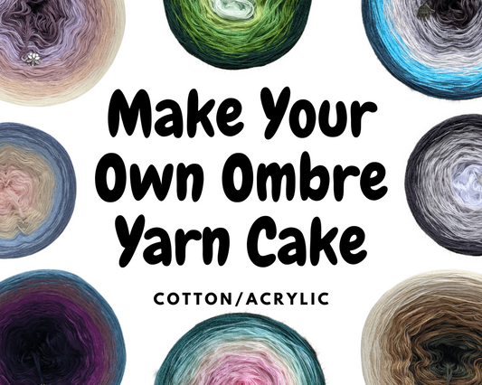 Custom Yarn Cake - Cotton/Acrylic - Create Personalised Yarn Cake