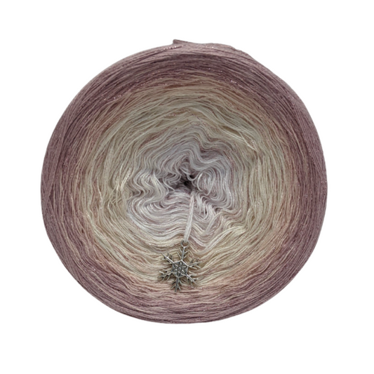 GLAM 008 - Cotton/Acrylic + Lurex - Gradient Yarn Cake