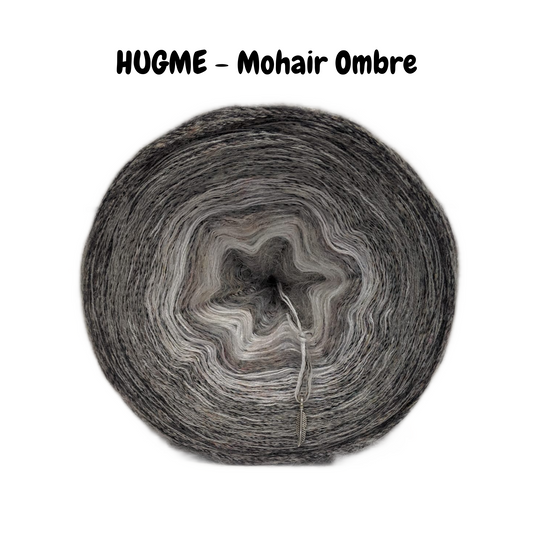 HUGME- Grey - Cotton/Acrylic with Mohair