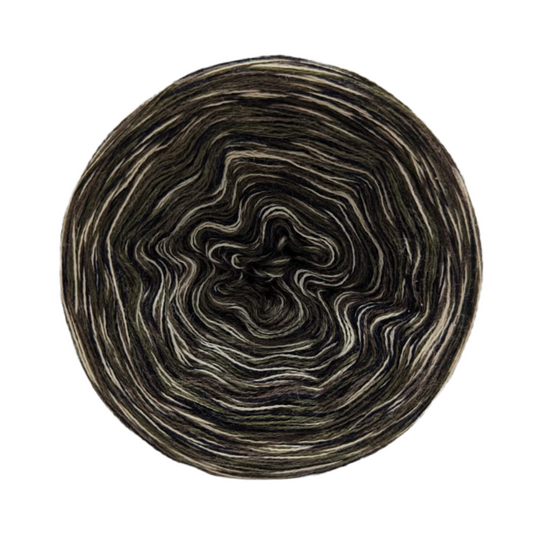 Merino/Acrylic Melange 01 - Threads Assembled to Create Melange Effect